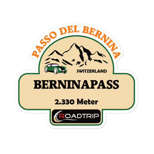 Aufkleber Berninapass