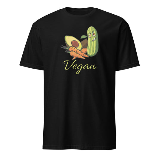 T-Shirt Vegan mit humorvollem Gemüse