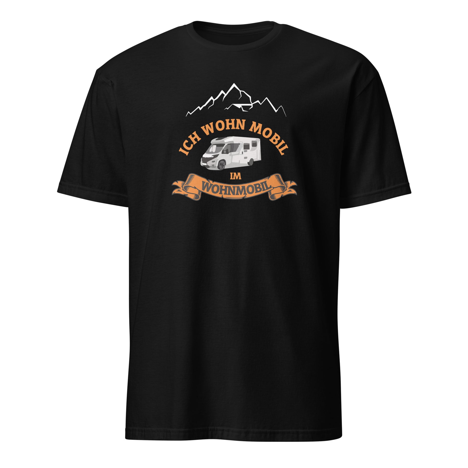 T-Shirt mit Spruch Ich wohn mobil im Wohnmobil