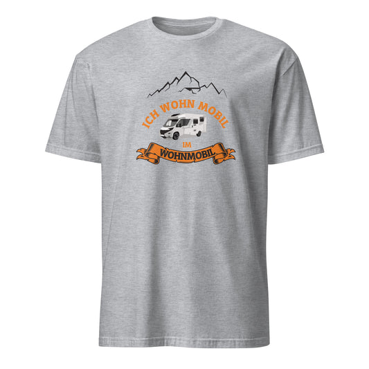 T-Shirt Berge und Wohnmobil