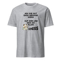 T-Shirt mit Spruch Ach wie gut dass niemend weiss auf wen und was ich alles scheiss