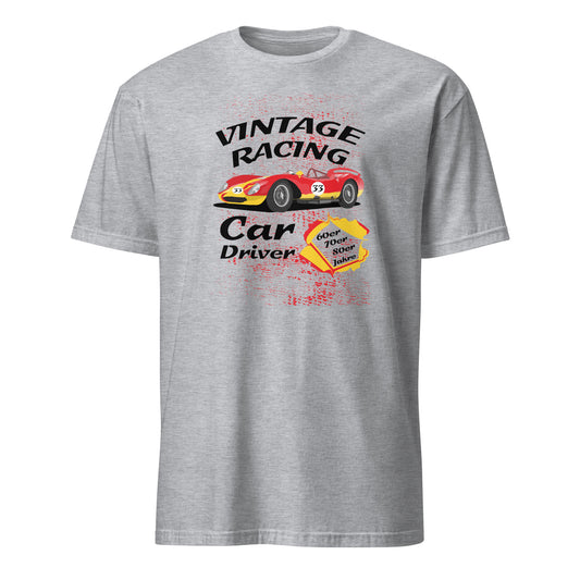 T-Shirt Vintage Racing Car Driver 60er, 70er,  80er Jahre