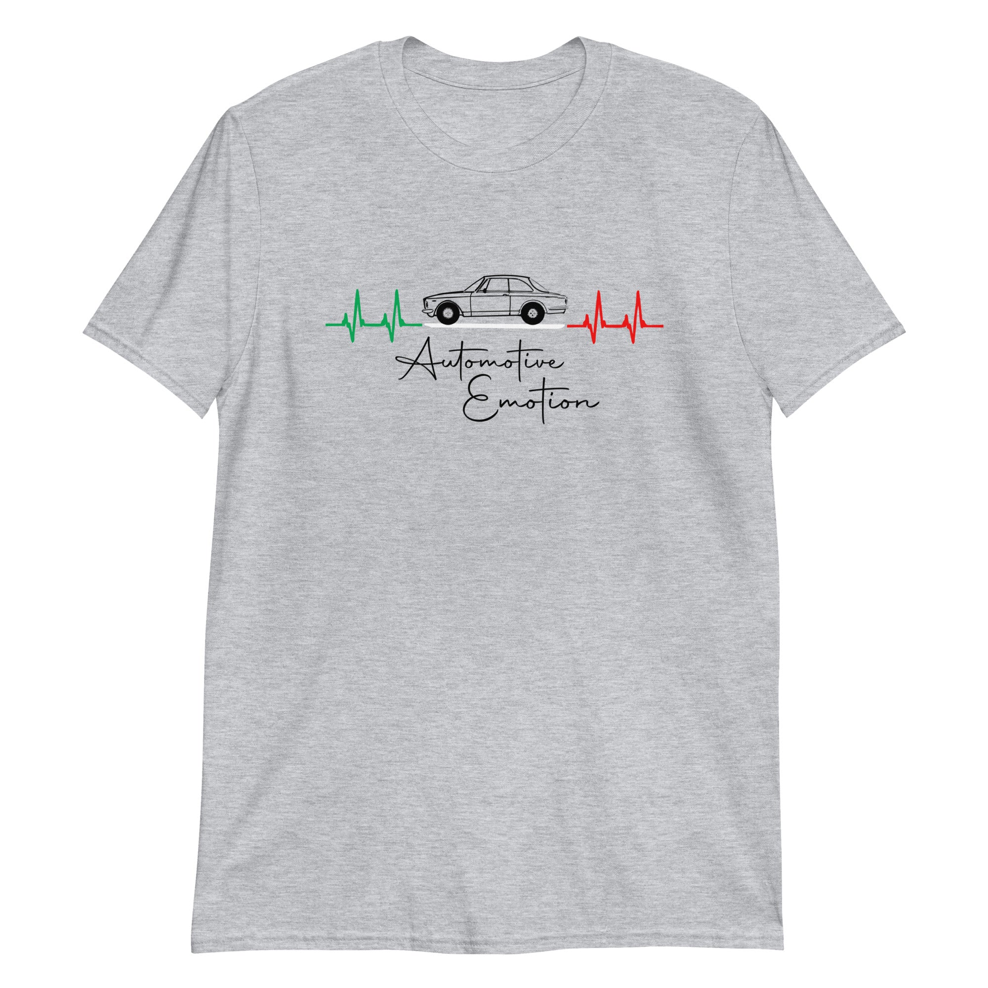 T-Shirt italienischer Oldtimer mit Herzschlag Motiv