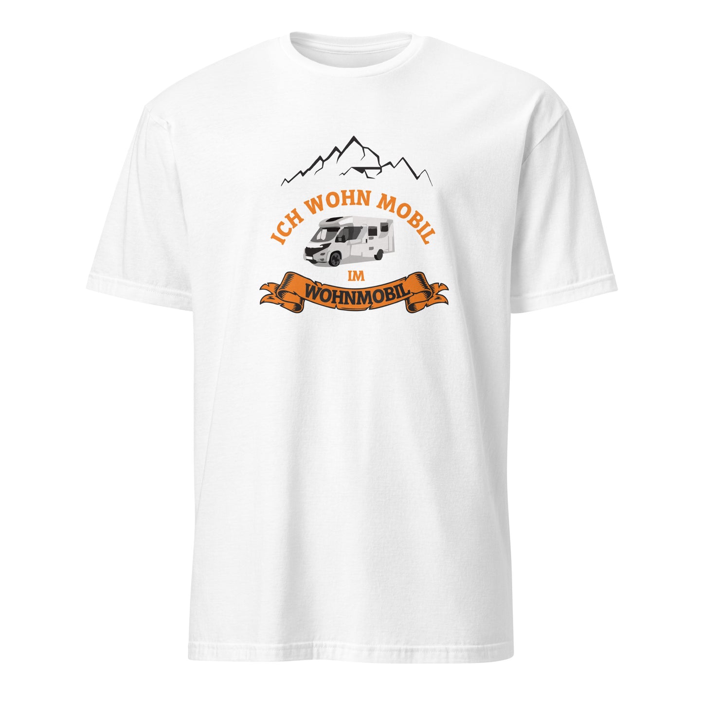 Shirt mit Spruch Ich wohn mobil im Wohnmobil