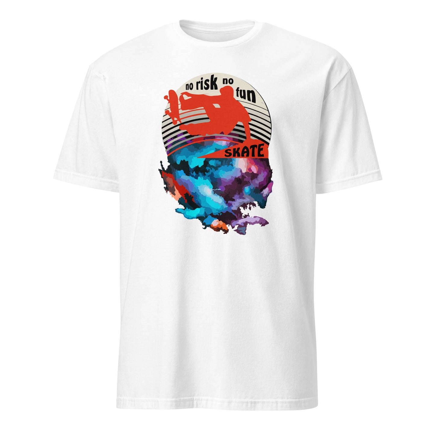 Skater T-Shirt No Risk no Fun