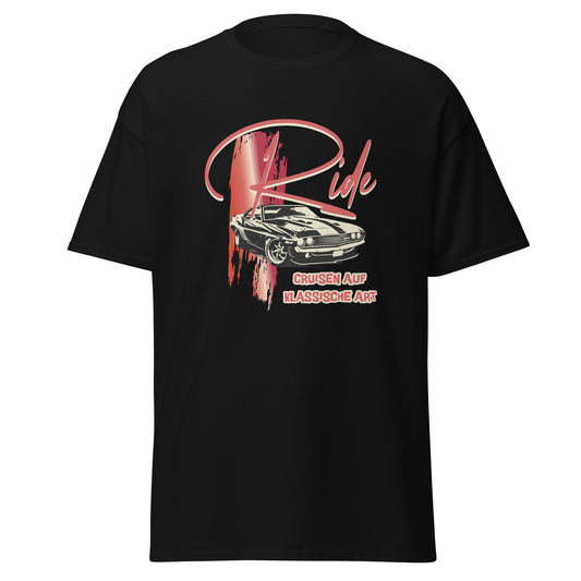 T-Shirt Ride Cruisen auf klassische Art
