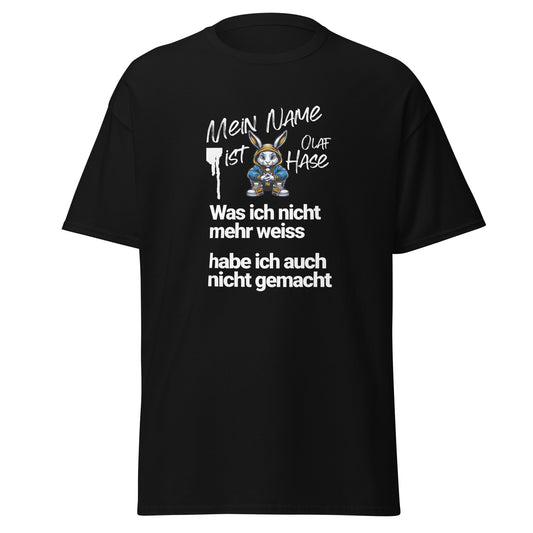 T-Shirt Hase mit Spruch