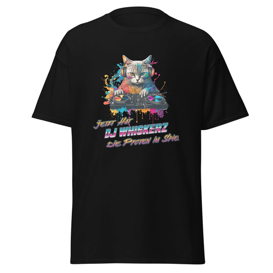 T-Shirt Katze als DJ
