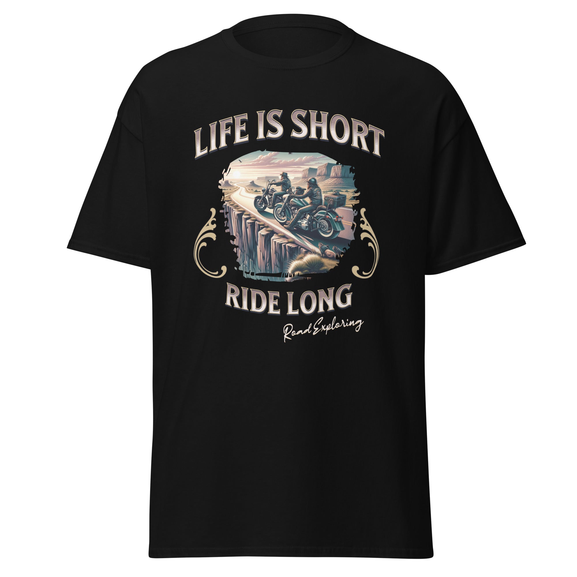 T-Shirt Life is short, ride long