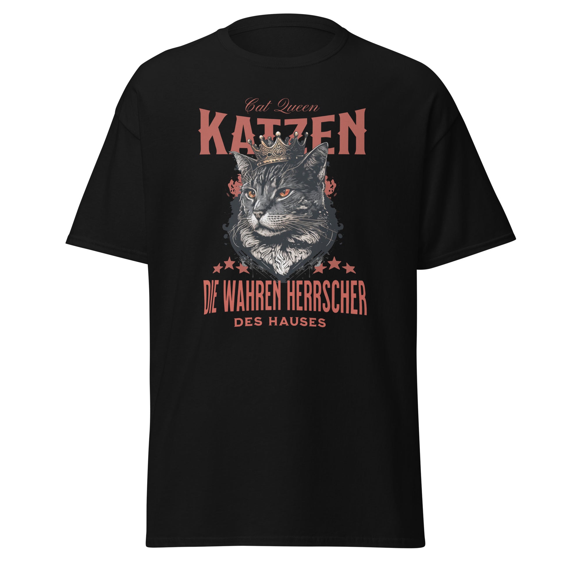 T-Shirt Katzen die wahren Herrscher des Hauses