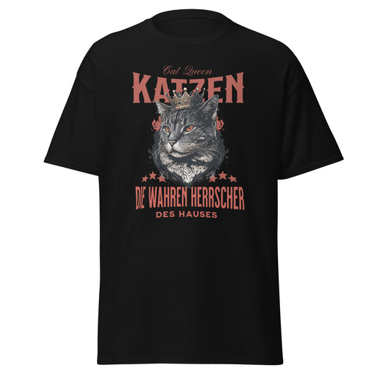 T-Shirt Katzen die wahren Herrscher des Hauses
