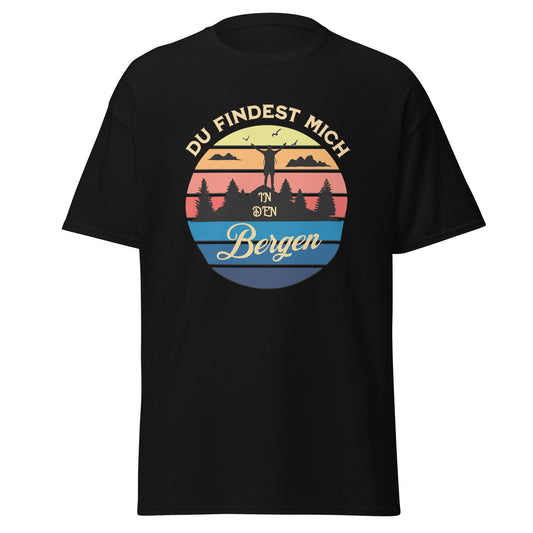 T-Shirt Du findest mich in den Bergen