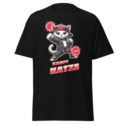 T-Shirt Kampf Katze