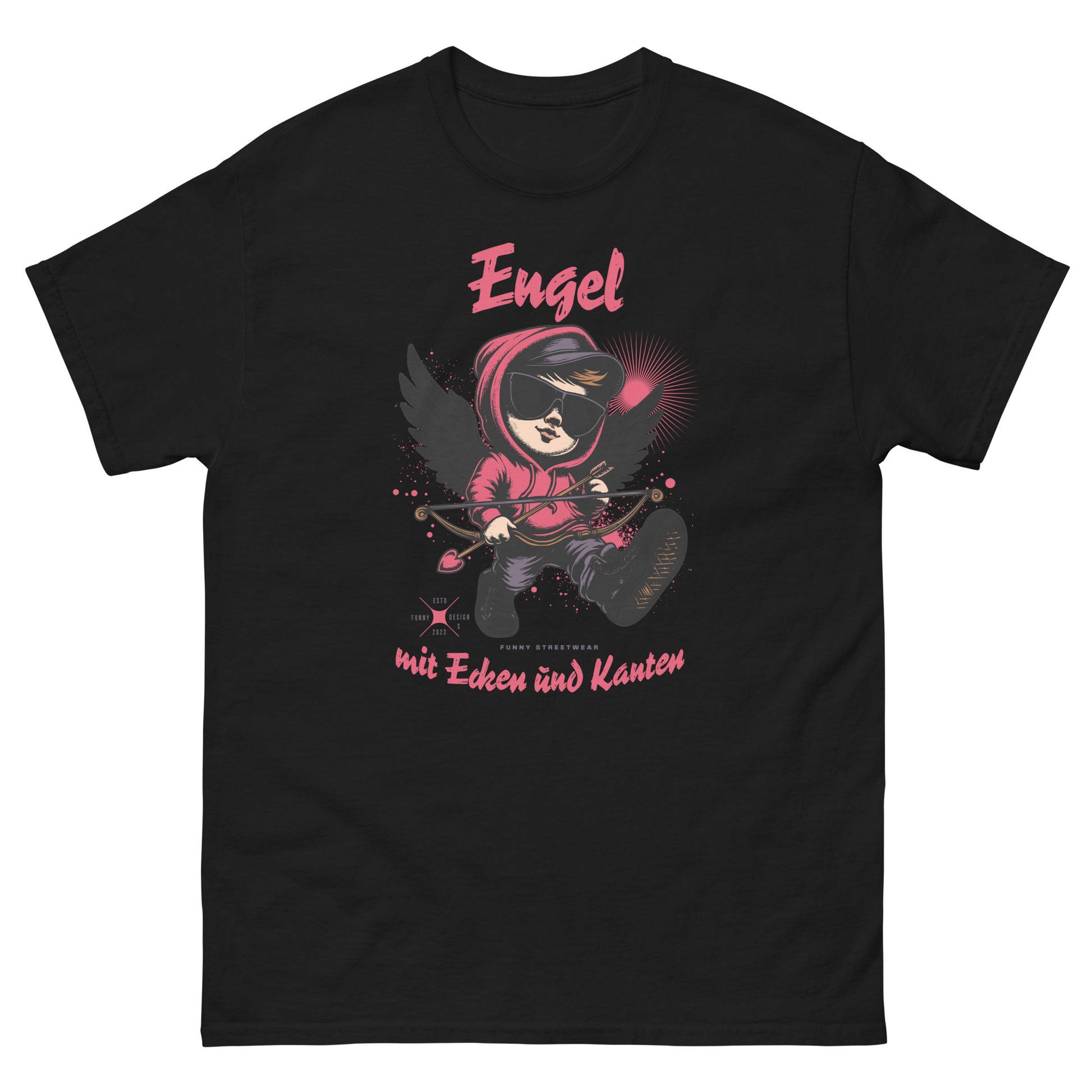T-Shirt Engel mit Ecken und Kanten