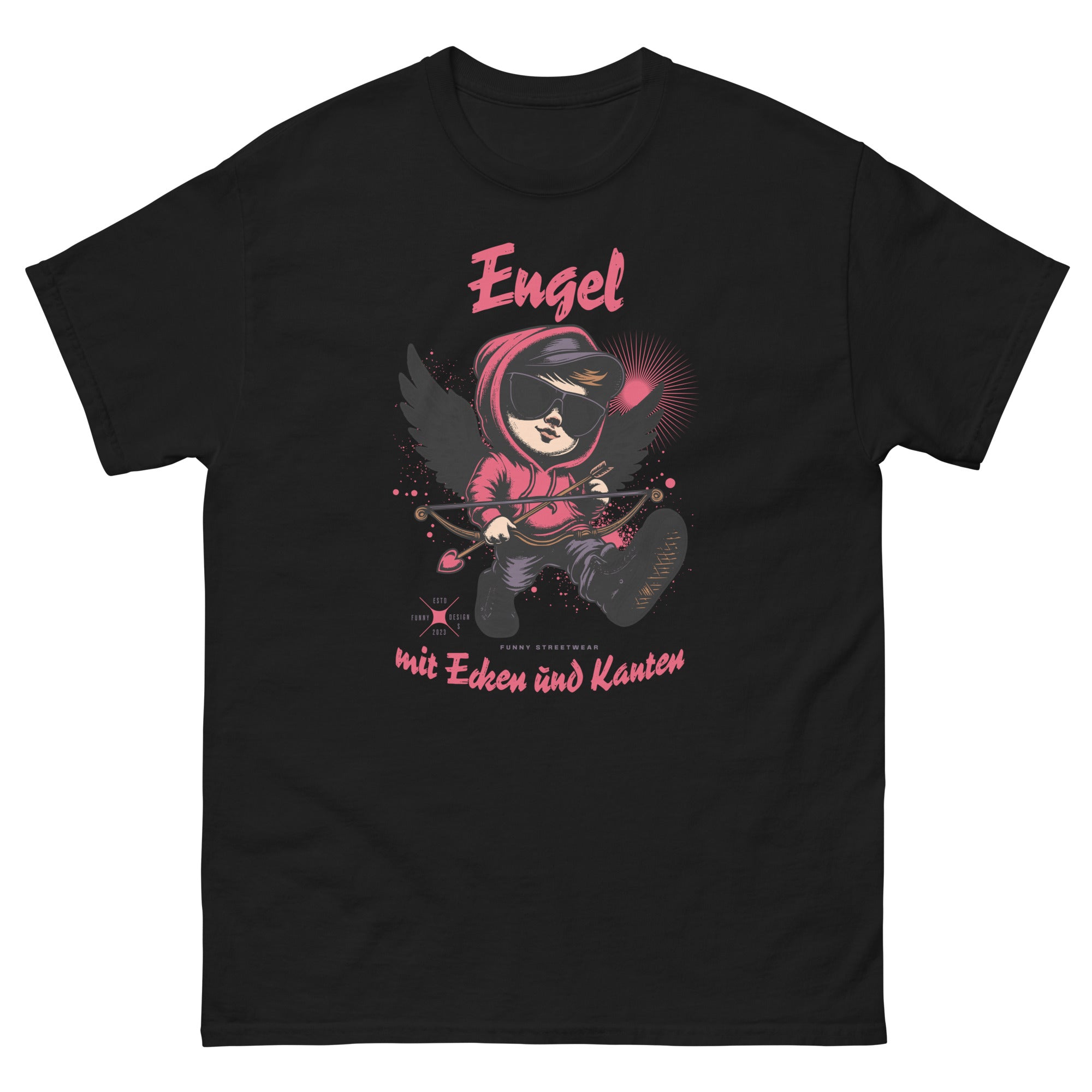 T-Shirt Engel mit Ecken und Kanten