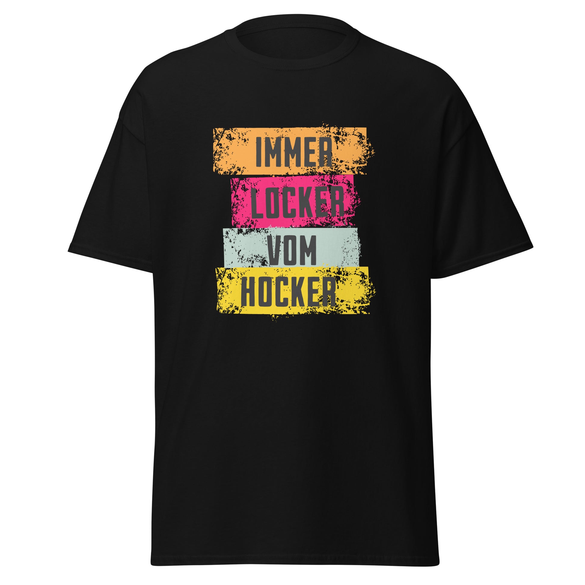 T-Shirt mit Spruch Immer locker vom Hocker