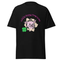 T-Shirt schwarz mit Glücksschwein