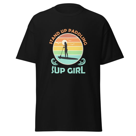 T-Shirt Stand up Paddling Sup Girl