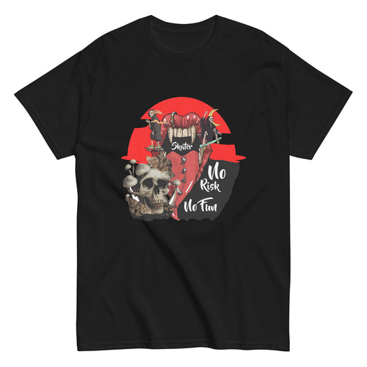 T-Shirt Skater No Risk no Fun