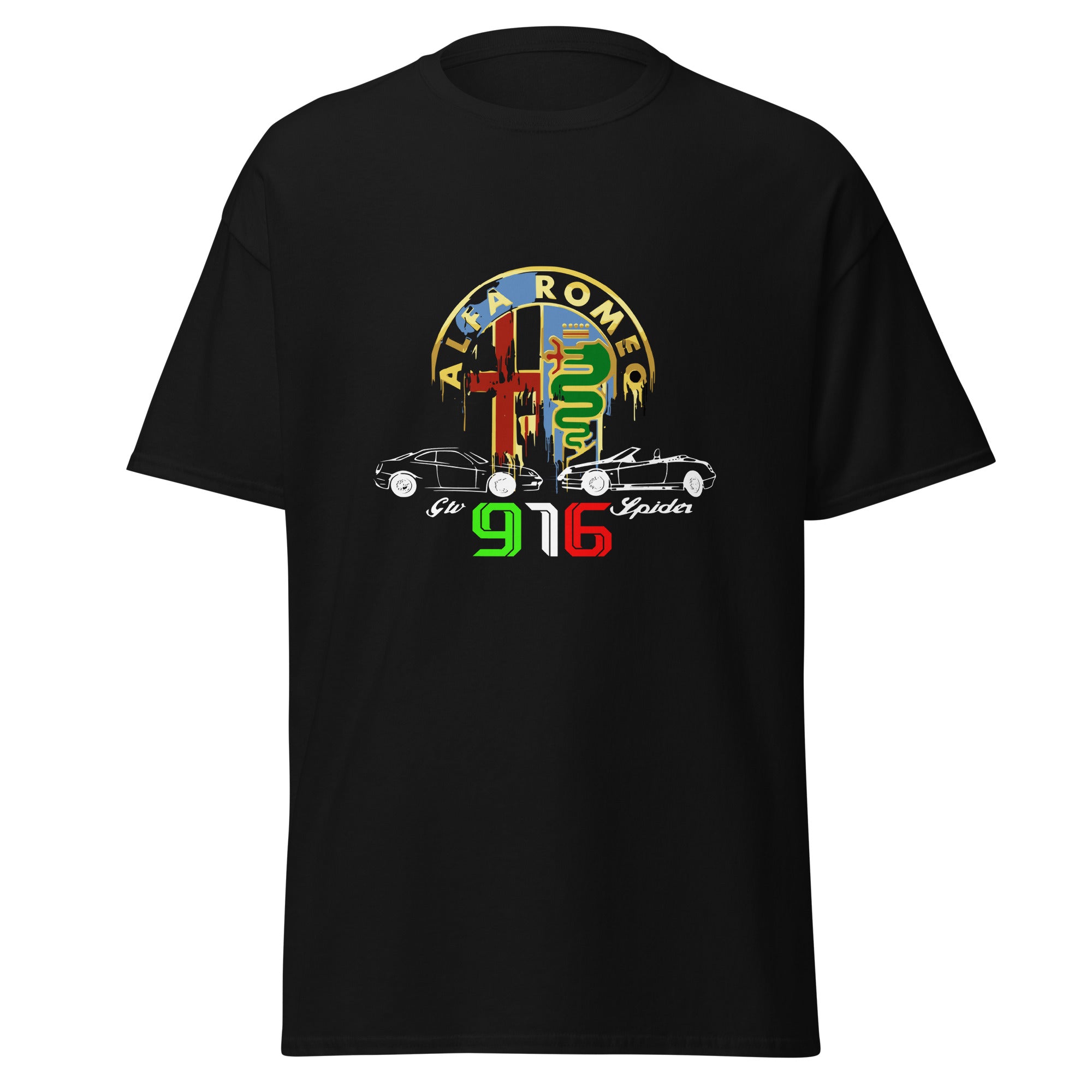 Unisex T-Shirt 916 Besitzer, Sammler von 90er-Jahre Sportwagen, Mitglieder von Alfa-Clubs.