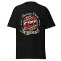 Unisex T-Shirt American Classic Legends T-Shirt – US-Muscle Car Design mit Zielflagge & Zündkerzen – Vintage Automotive Style