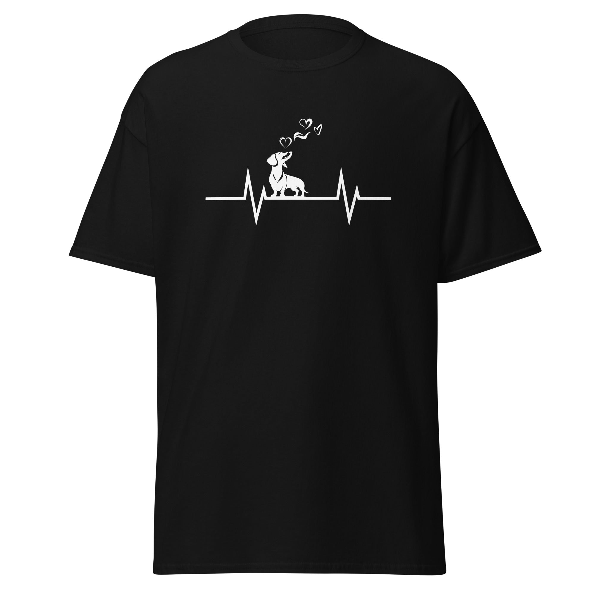Unisex T-Shirt Dackel Herzschlag