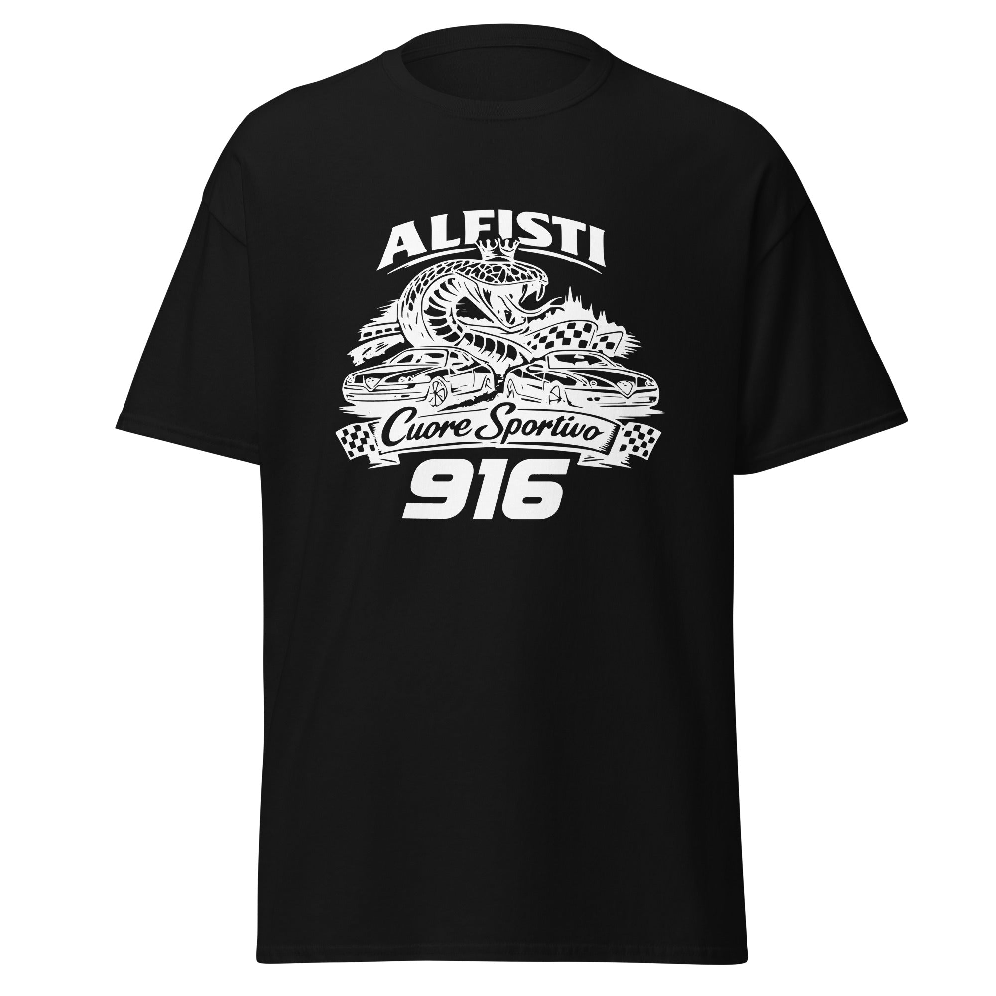 Unisex Alfisti T‑Shirt „916 GTV & Spider“ – Modern Classic Performance