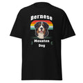 Klassisches Unisex T-Shirt „Bernese Mountain Dog – Big, Loyal, Irresistible"