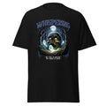 Halloween T-Shirt Totenkopf im Wald mit Geistern – "Whispering"