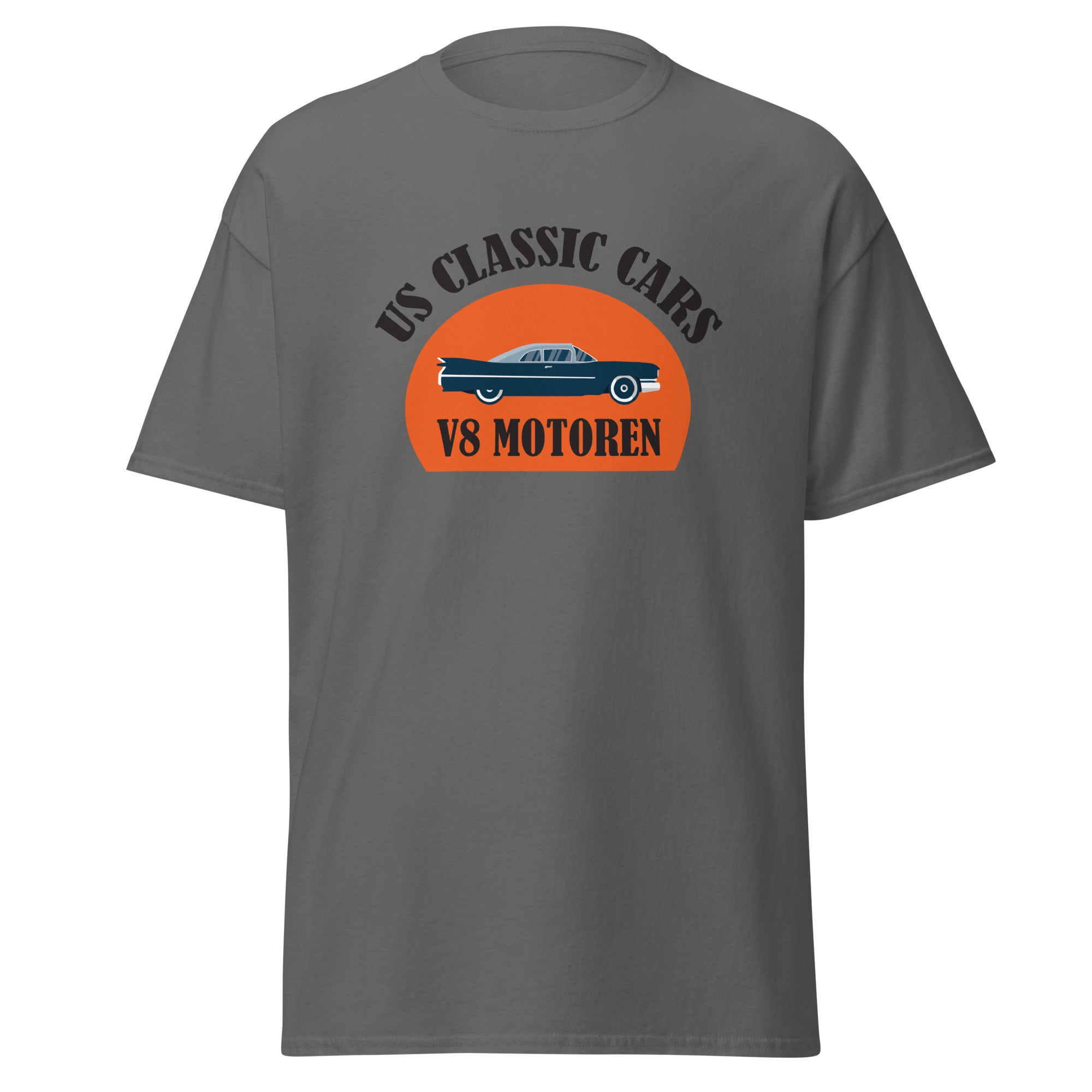 T-Shirt US Classic Cars V8 Motoren