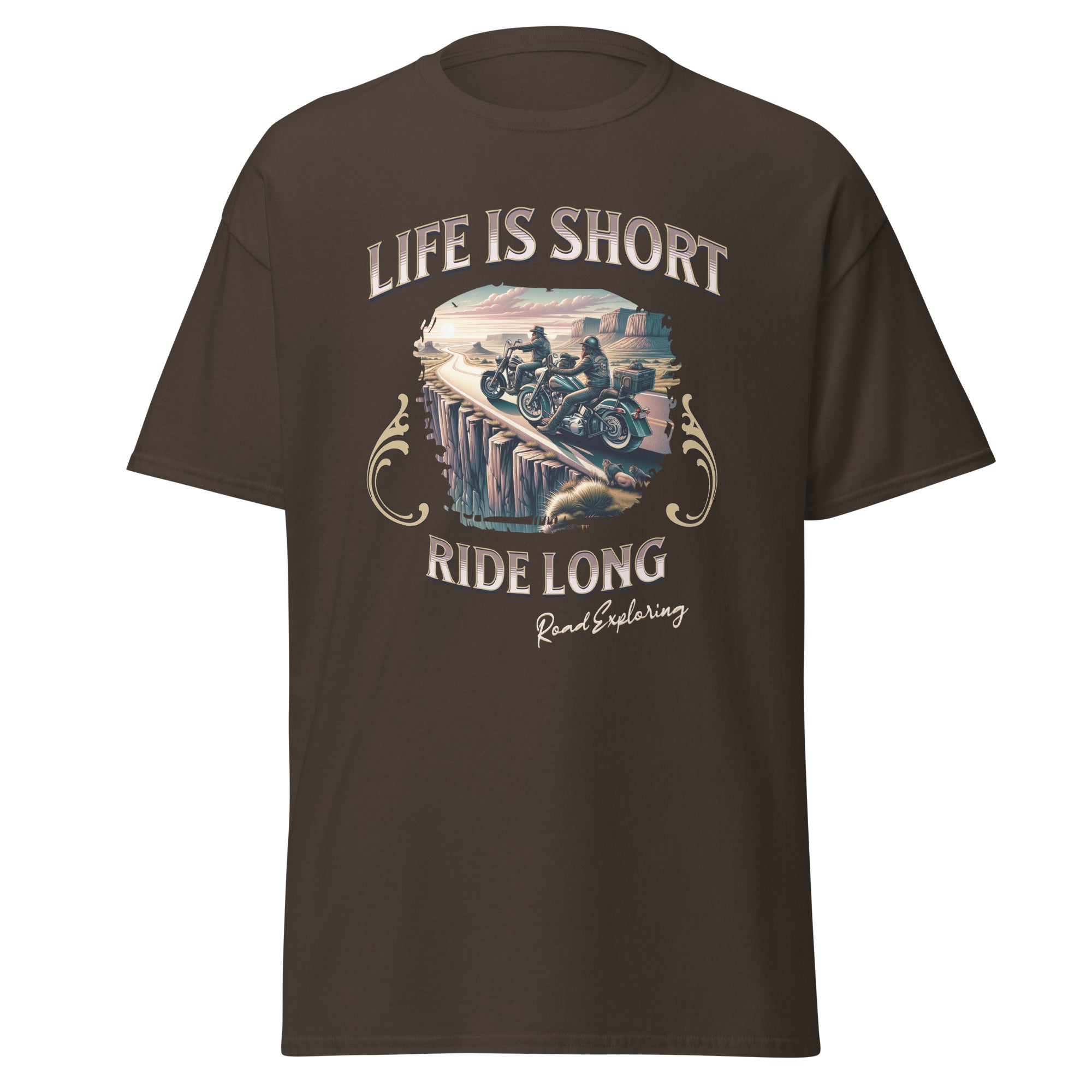 T-Shirt Life is short, ride long