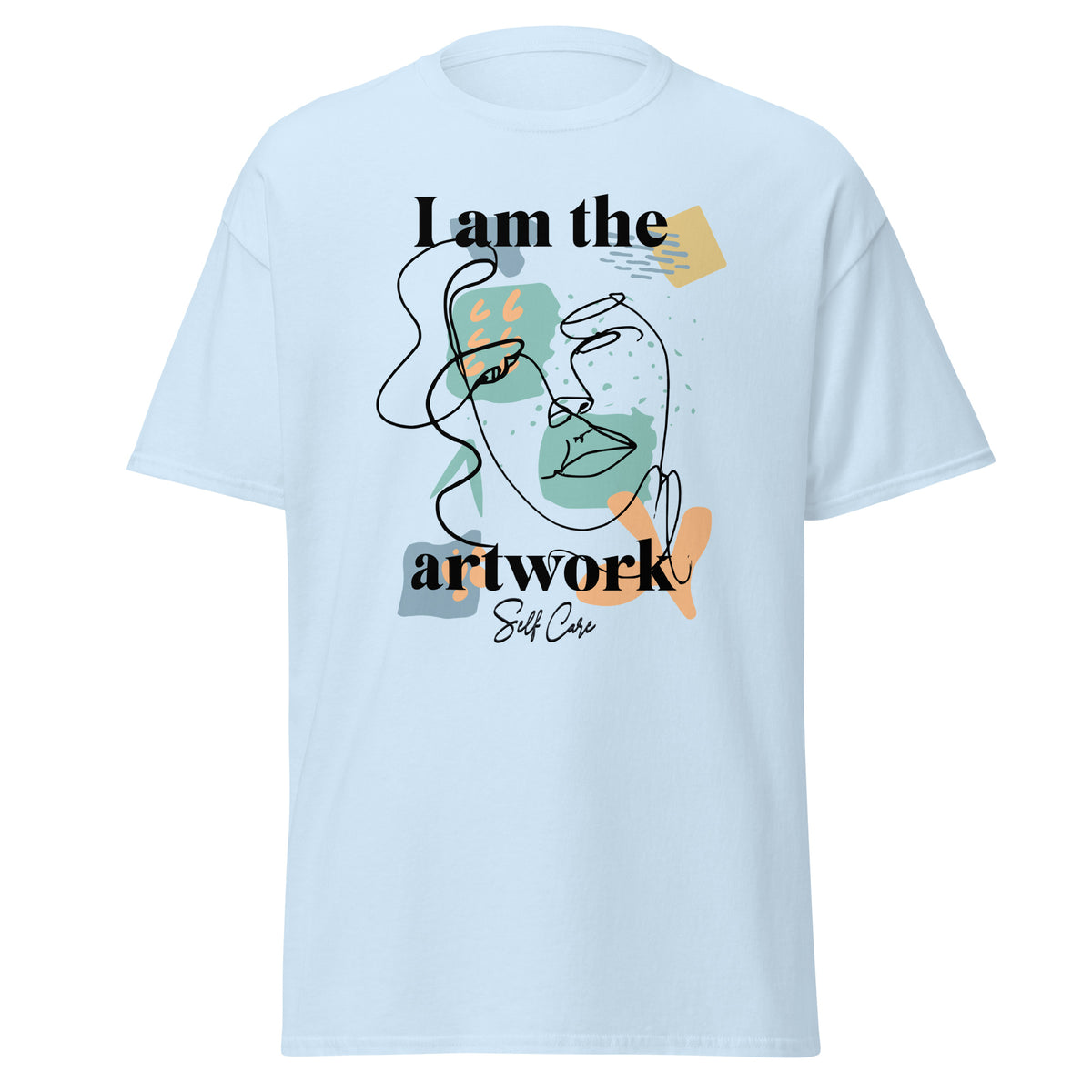 Klassisches Unisex Künstler-T-Shirt "I am the artwork" – Statement-Shirt für kreative Köpfe