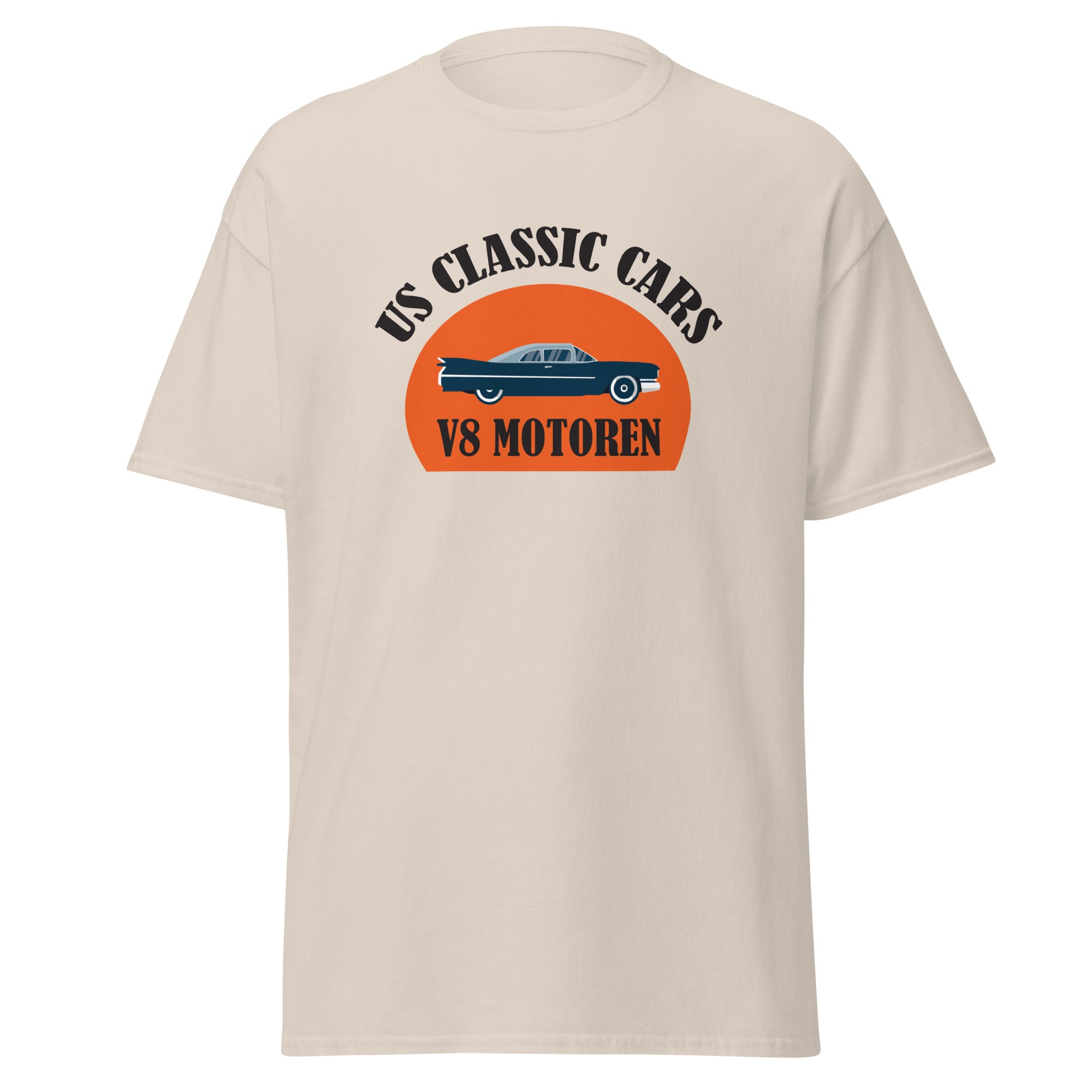 T-Shirt US Classic Cars V8 Motoren