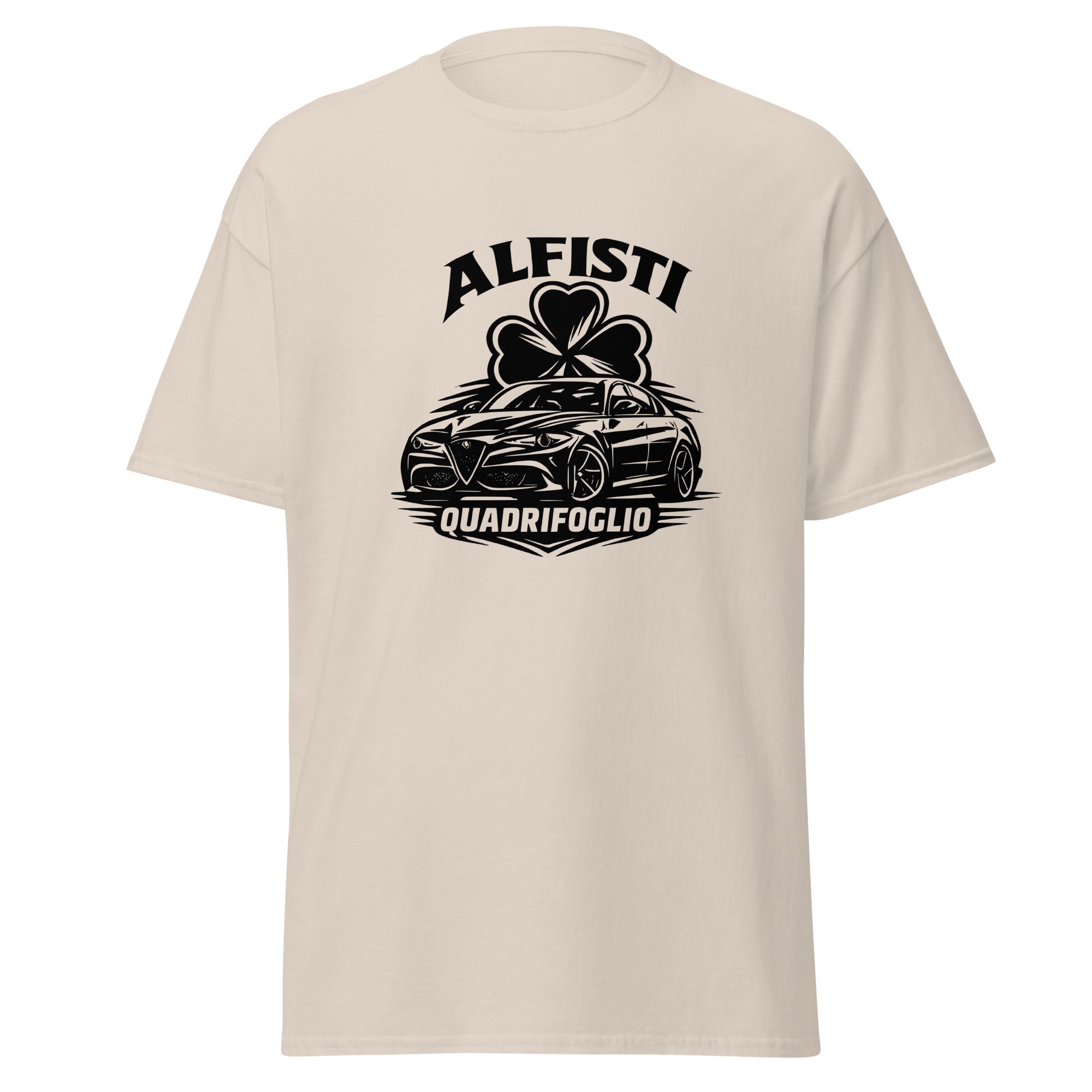 Unisex Alfisti T‑Shirt „Quadrifoglio Spirit“ – Italian Racing Edition