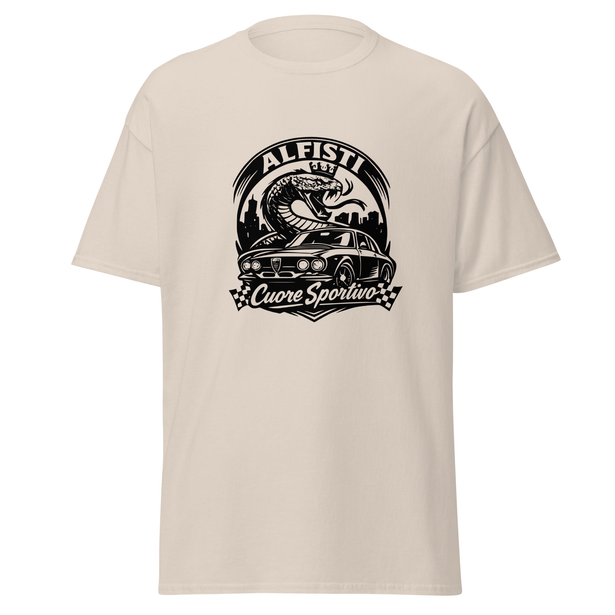 Unisex T-Shirt „Alfisti Cuore Sportivo“‑Design