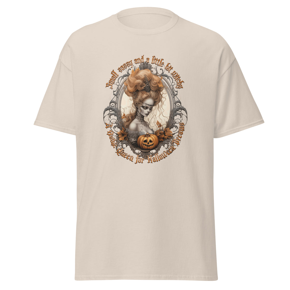 Klassisches Unisex T-Shirt Halloween Hexe "Small Sassy Witchy" – Gothic Queen Design