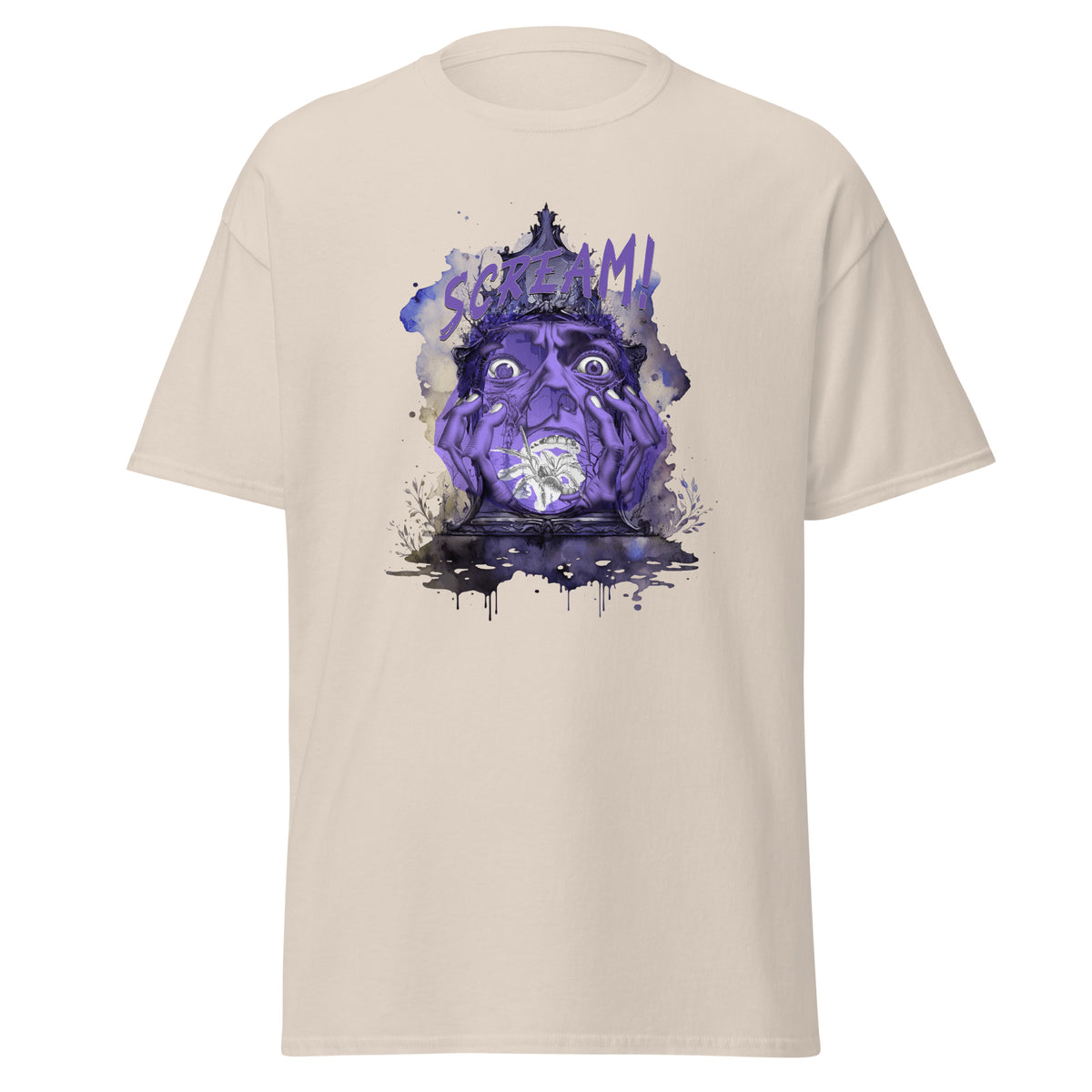 Halloween T-Shirt Zombie "Scream" – Horror Design Shirt