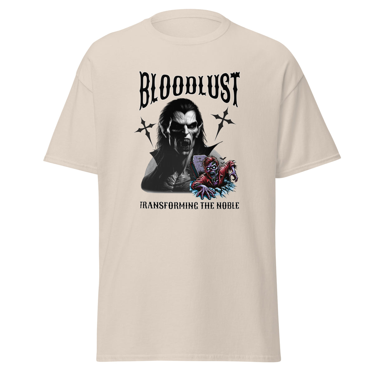 Halloween T-Shirt Vampir "Bloodlust" – Elegantes Gothic Design