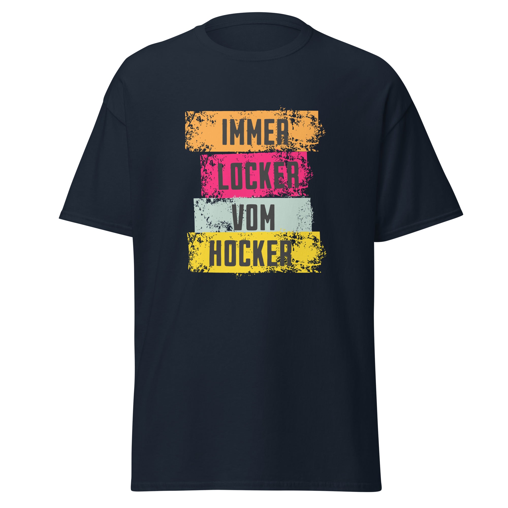 T-Shirt mit Spruch Immer locker vom Hocker