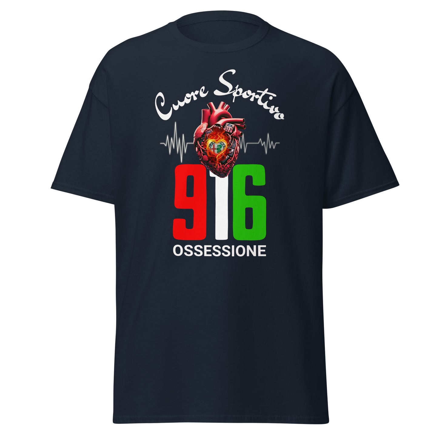 Unisex T-Shirt "Cuore Sportivo" (Das sportliche Herz)