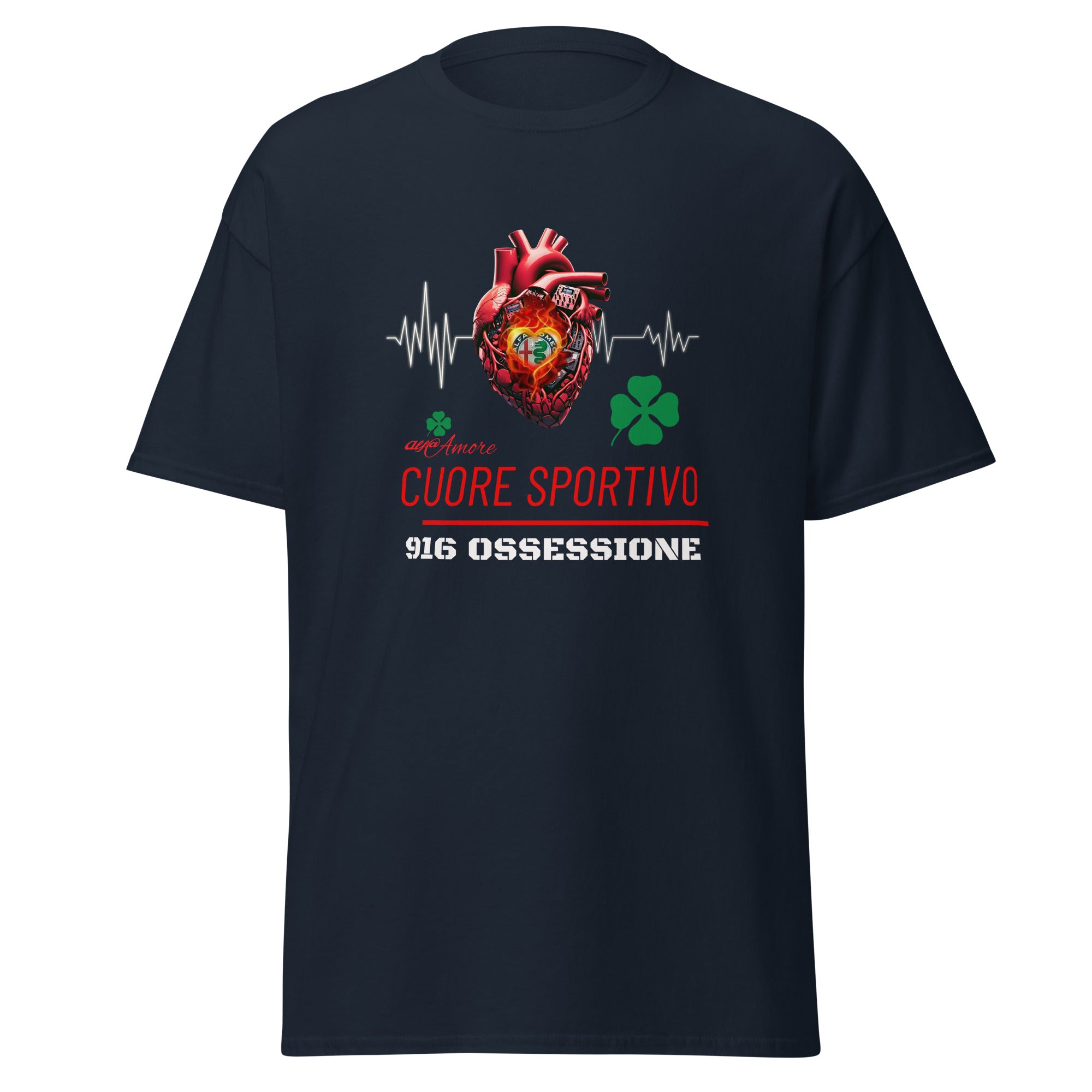 Unisex T-Shirt Cuore Sportivo 916 Ossessione