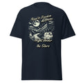 Unisex T-Shirt Road to Freedom - Wohnmobil unterm Sternenhimmel & Lagerfeuer – Camping Abenteuer Design