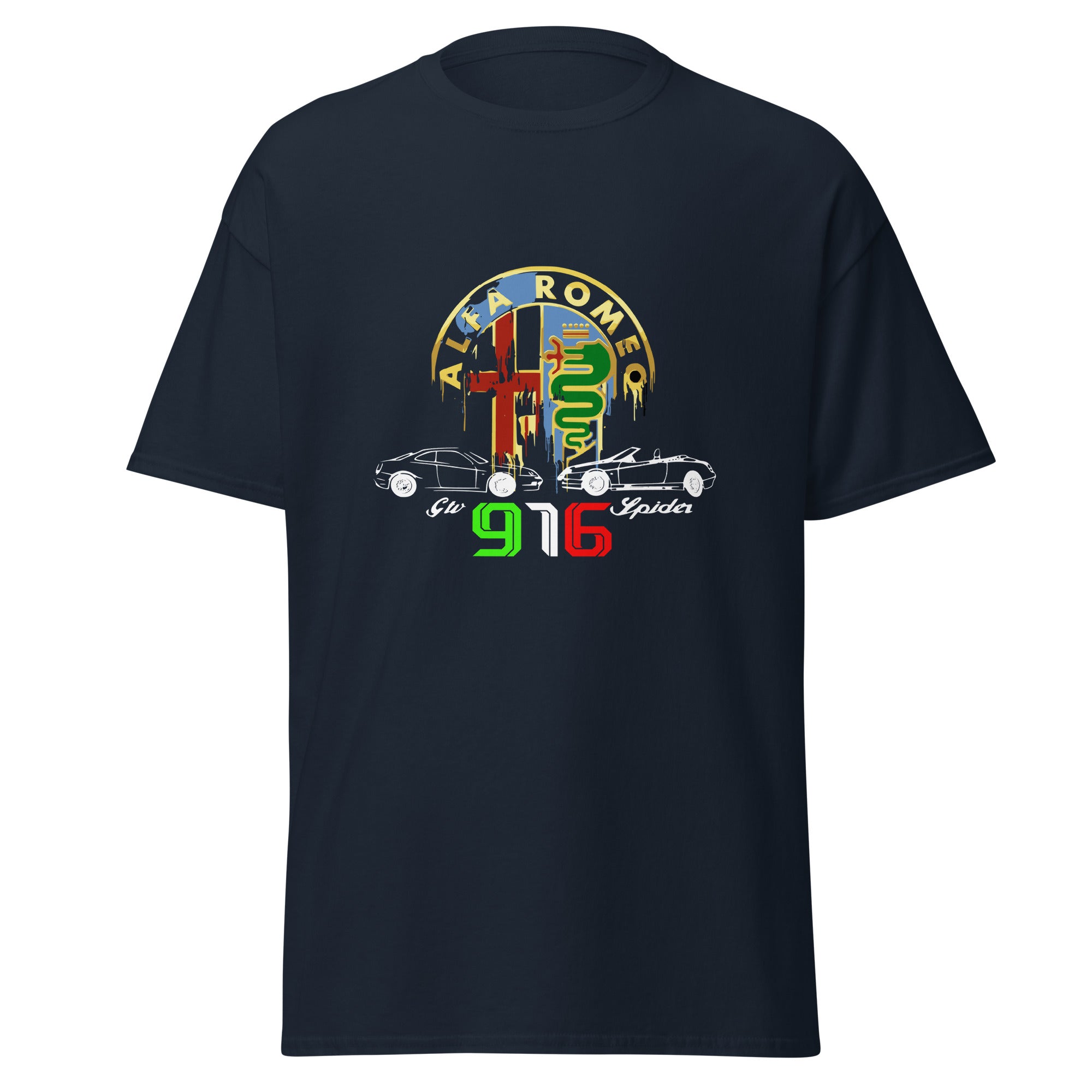 Unisex T-Shirt 916 Besitzer, Sammler von 90er-Jahre Sportwagen, Mitglieder von Alfa-Clubs.