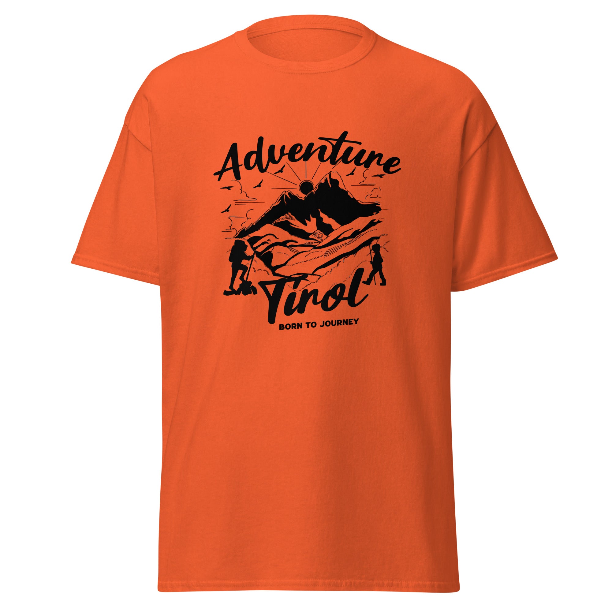 Unisex T-Shirt Adventure Tirol – Born to Journey Wander T-Shirt | Berge & Abenteuer Design