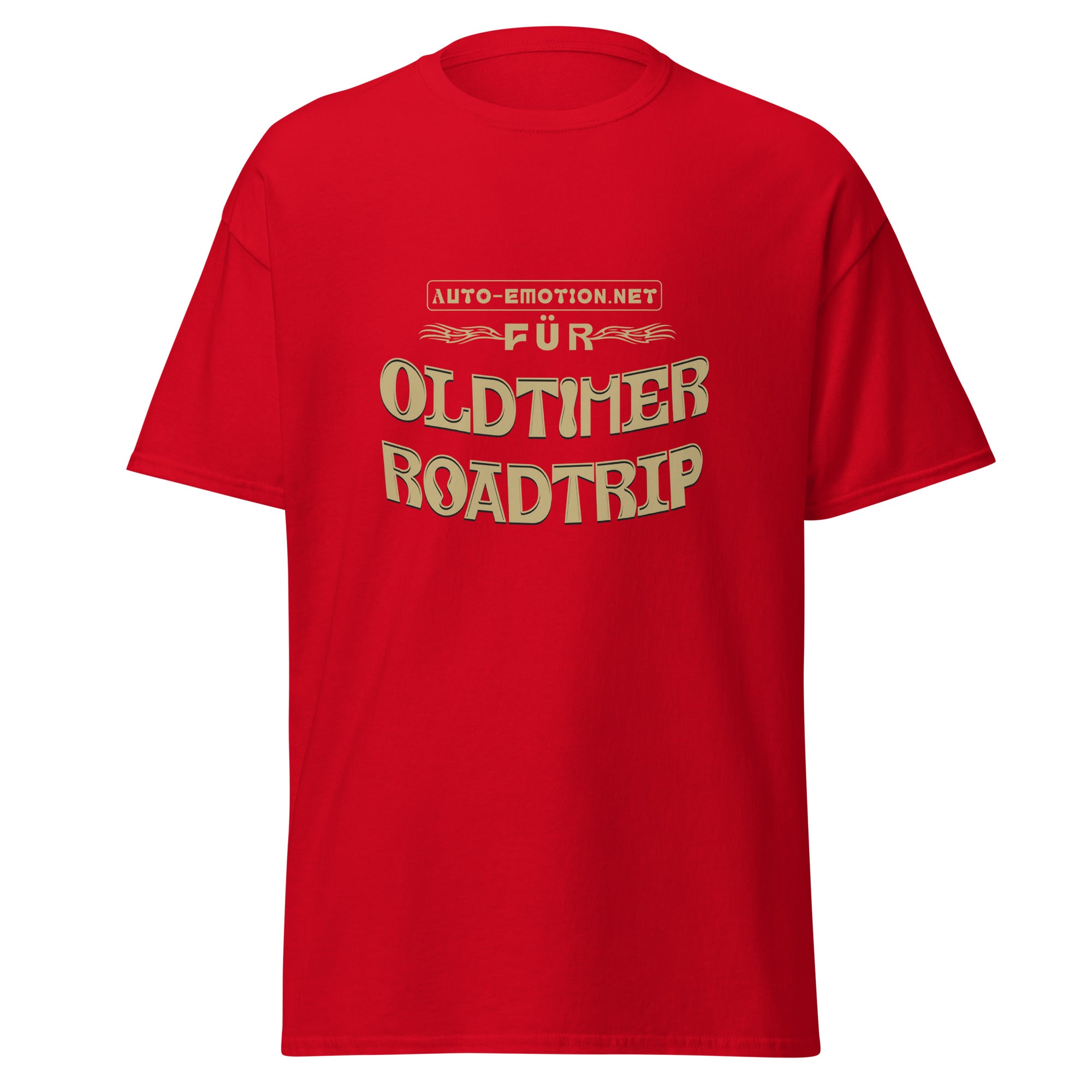 Unisex T-Shirt Offizielles auto-emotion.net Merch – Oldtimer Roadtrip & Classic Car Touren T-Shirt – Hochwertiges Shirt für Classic Car Enthusiasten
