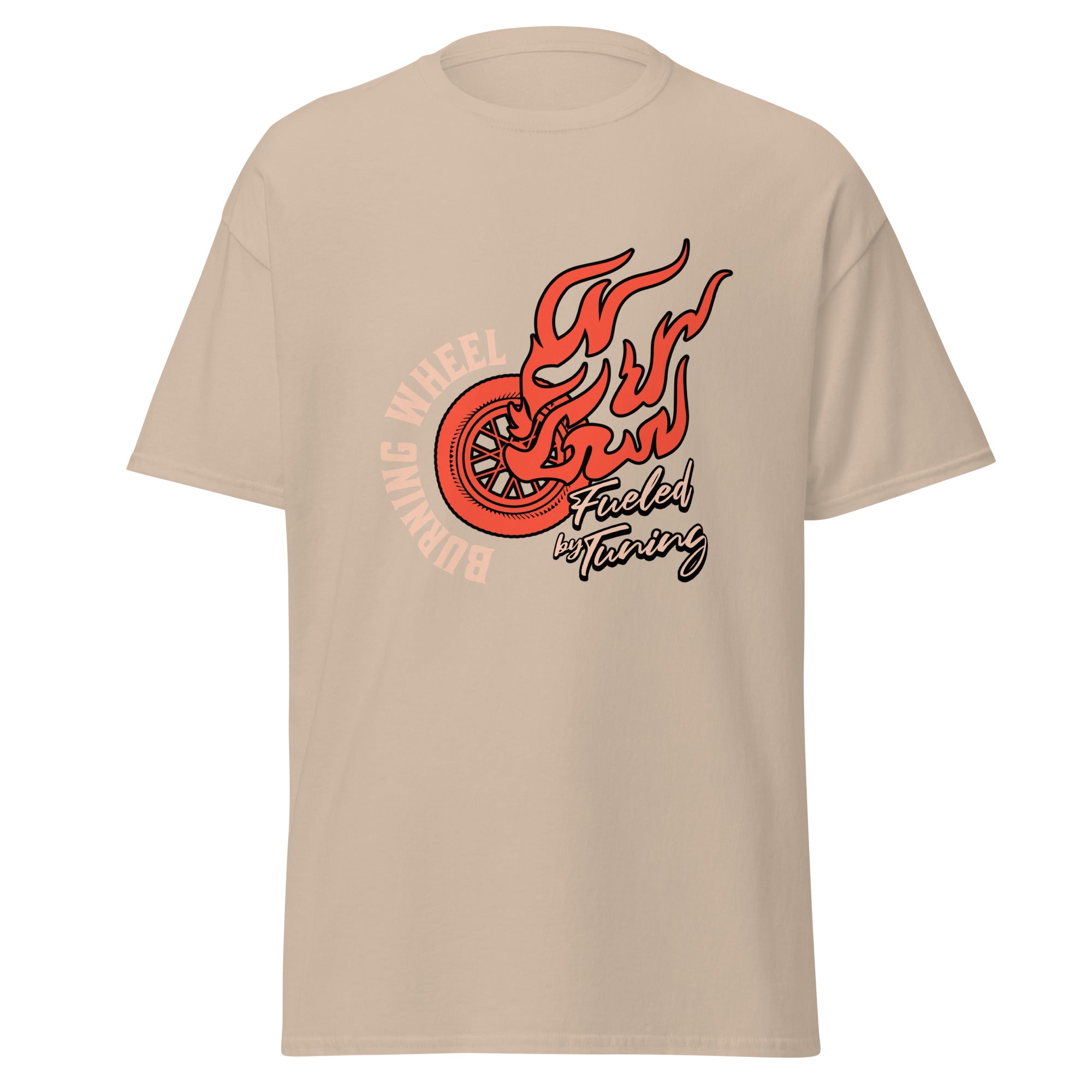 T-Shirt Bruning Wheel