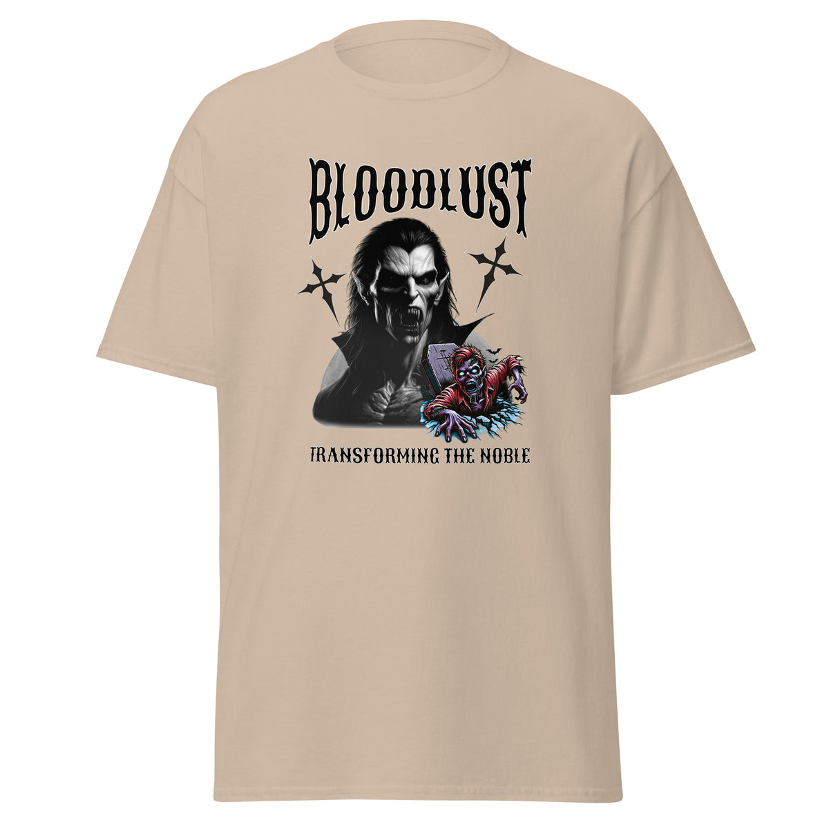 Halloween T-Shirt Vampir "Bloodlust" – Elegantes Gothic Design