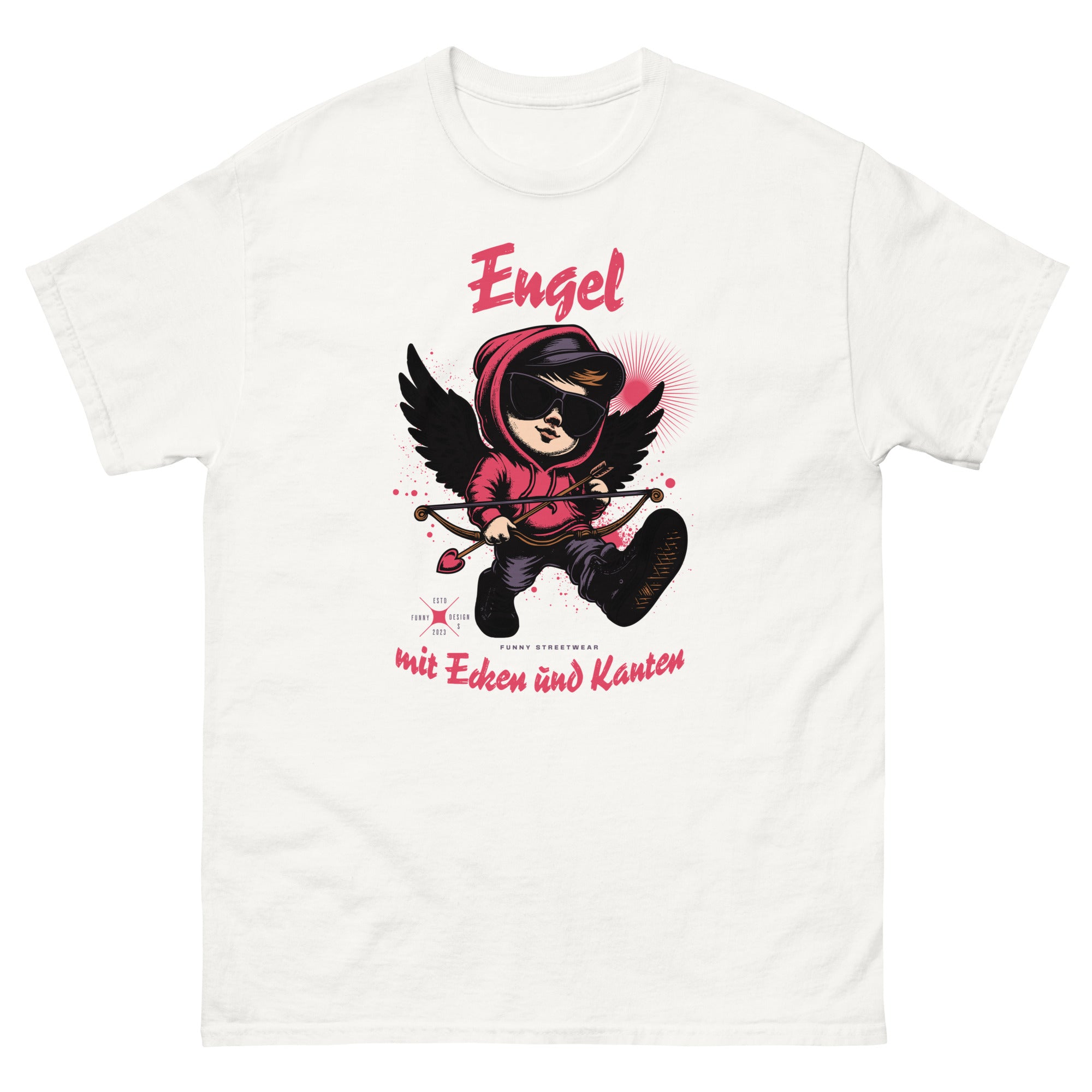 T-Shirt Engel mit Ecken und Kanten