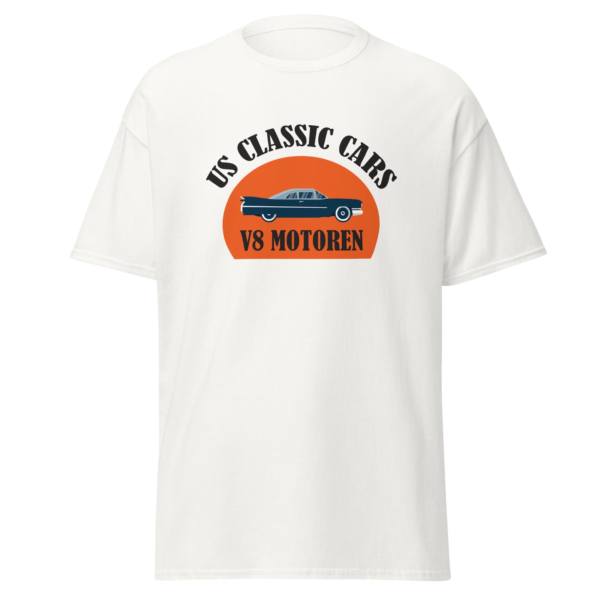 T-Shirt US Classic Cars V8 Motoren
