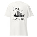 Love City Lights Hamburg Unisex -T-Shirt – Stylisches Skyline Design für Hamburg-Fans